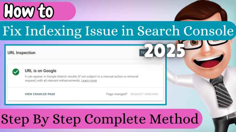 Fixing Indexing Issues in Google Search Console